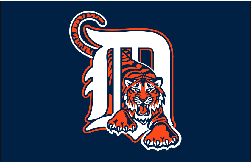 Detroit Tigers 1995-1997 Cap Logo iron on paper